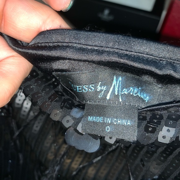 Marciano sequin feathered skirt - Picture 4 of 4